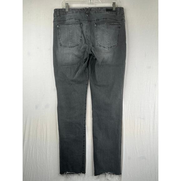 Democracy Flex-ellent floral embroidered black jeans, size 8 - Picture 11 of 11